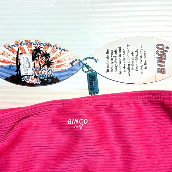 NWT Heatwave Swimwear Bingo Surf Bikini Bottoms Pink XL - Picture 5 of 10
